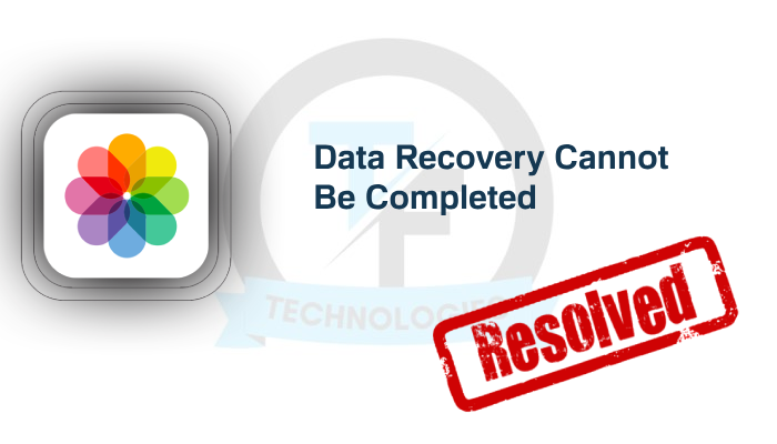 Data Recovery Cannot Be Completed